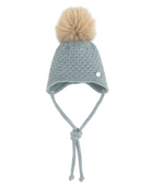 Cappello per neonato Paz Rodriguez Kids azzurro con pompon 040-114086 180 PaZ RODRIGUEZ KIDS 