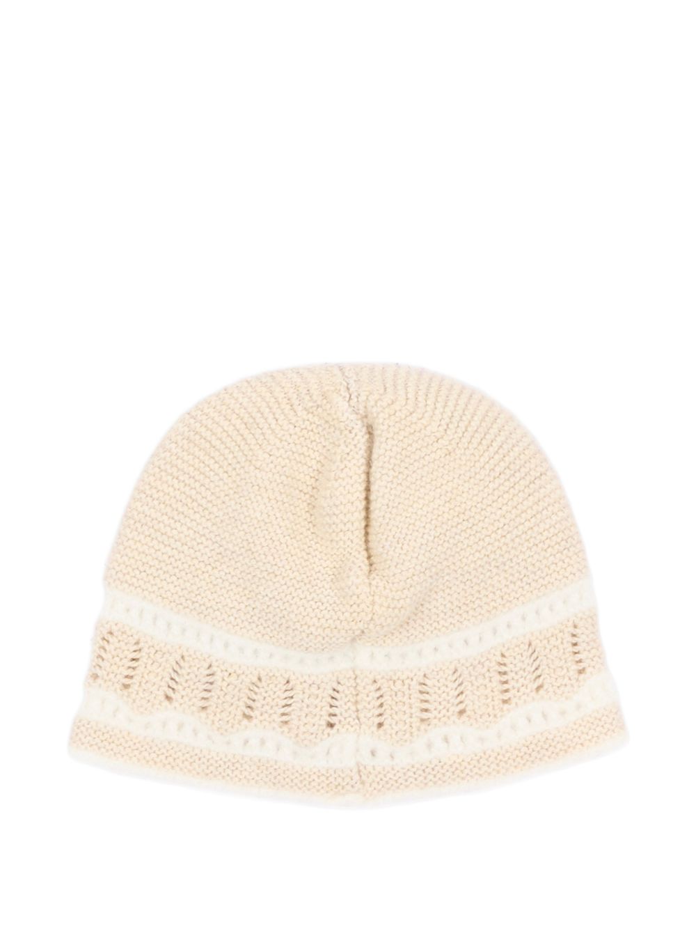 Berretto per neonati Paz Rodriguez Kids beige con lavorazione pointelle 040-124033 7360 PaZ RODRIGUEZ KIDS 