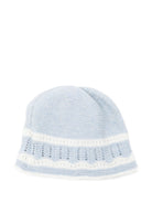 Cappello per neonati Paz Rodriguez Kids azzurro con lavorazione pointelle 040-124033 8060 PaZ RODRIGUEZ KIDS 