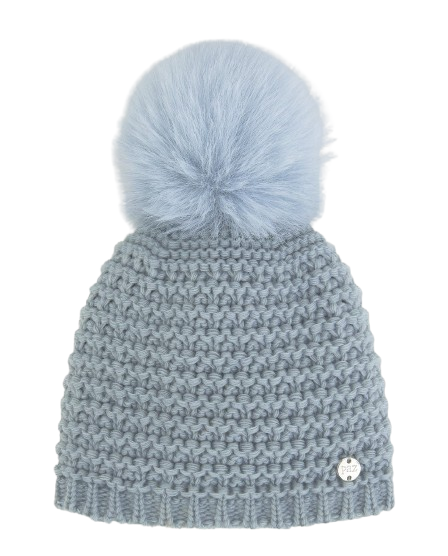 Cappello per neonato Paz Rodriguez Kids azzurro con pompon 040-130945 180 PaZ RODRIGUEZ KIDS 