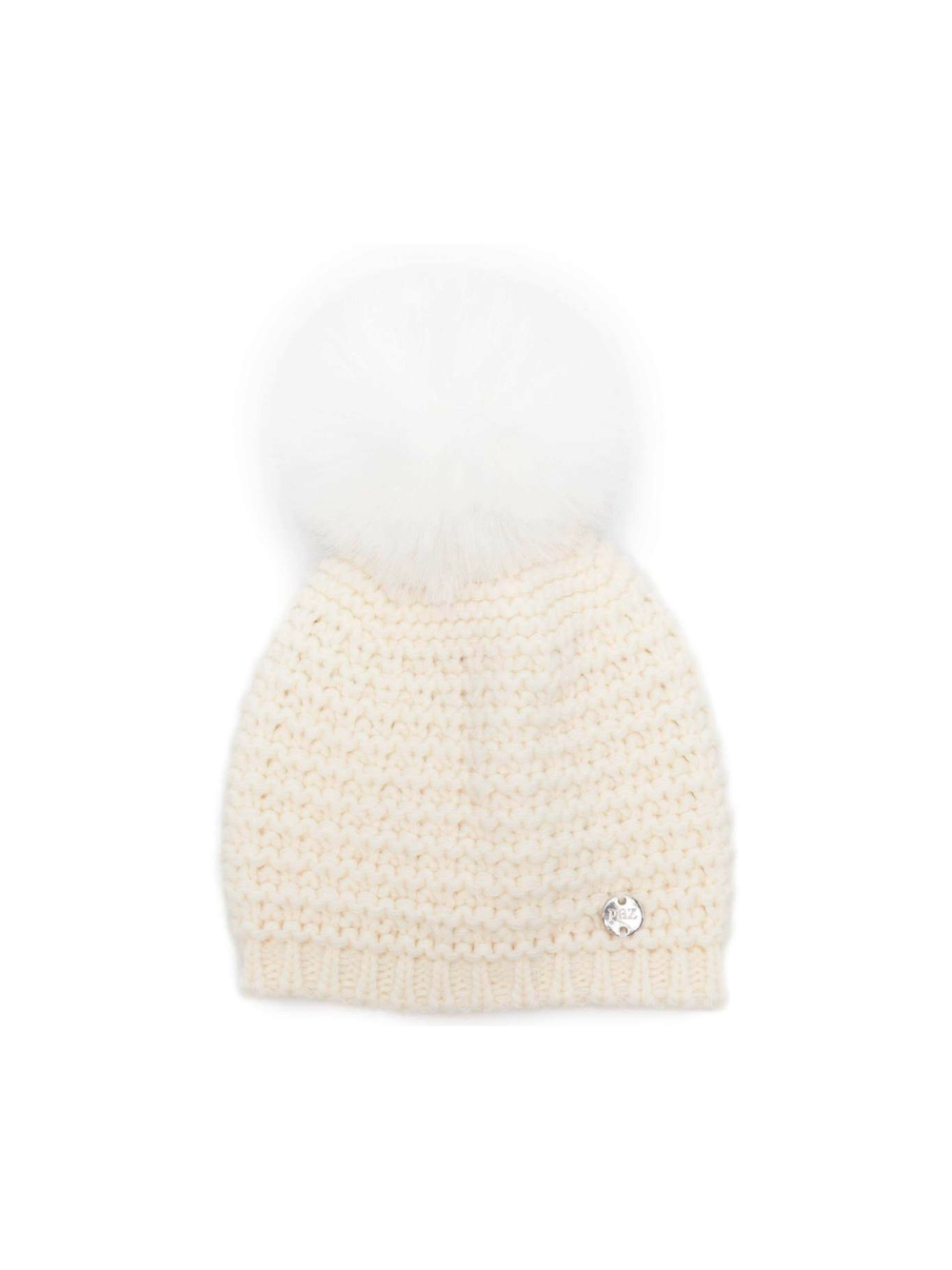 Berretto per neonati Paz Rodriguez Kids bianco con ponpon 040-130945 60 PaZ RODRIGUEZ KIDS 