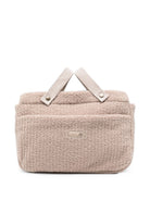 Borsa fasciatoio per neonati Paz Rodriguez Kids beige con texture in pile 054-184095 670 PaZ RODRIGUEZ KIDS 