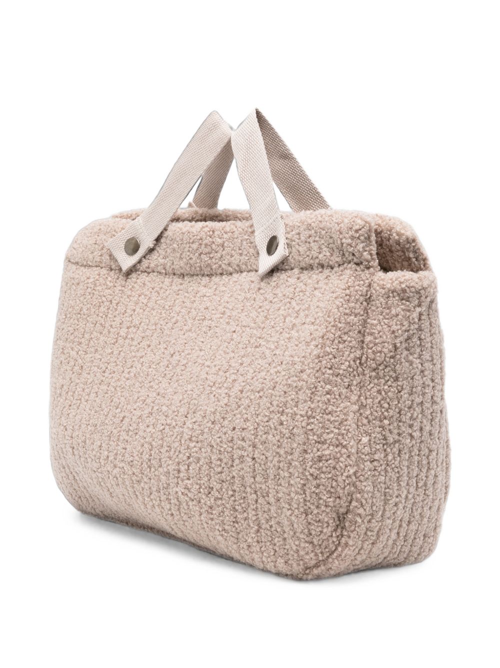 Borsa fasciatoio per neonati Paz Rodriguez Kids beige con texture in pile 054-184095 670 PaZ RODRIGUEZ KIDS 