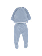 Set due pezzi per neonato Paz Rodriguez Kids blu con lavorazione a trecce 103-114052 80 PaZ RODRIGUEZ KIDS 