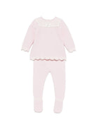 Set due pezzi per neonata Paz Rodriguez Kids rosa con design lavorato a maglia 103-114129 3060 PaZ RODRIGUEZ KIDS 