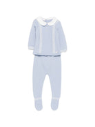 Set due pezzi per neonati Paz Rodriguez Kids azzurro con colletto alla Peter Pan 103-114133 2060 PaZ RODRIGUEZ KIDS 