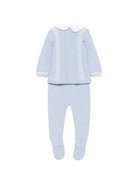 Set due pezzi per neonati Paz Rodriguez Kids azzurro con colletto alla Peter Pan 103-114133 2060 PaZ RODRIGUEZ KIDS 