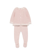 Set due pezzi per neonata Paz Rodriguez Kids rosa con finitura in pizzo 103L-124030 3260 PaZ RODRIGUEZ KIDS 