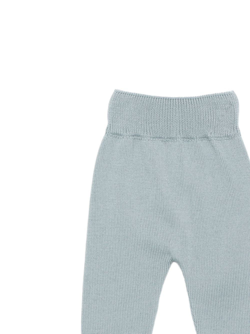 Completo maglia e pantalone per neonato Paz Rodriguez Kids azzurro con maglia a trecce 111986 114171 180 PaZ RODRIGUEZ KIDS 