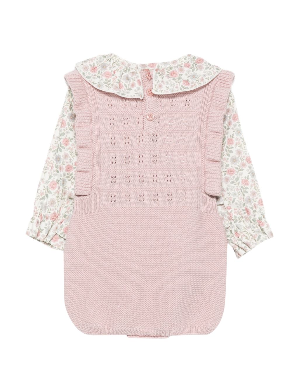 Completo per neonata Paz Rodriguez Kids rosa con stampa grafica floreale 114152 154151 35 PaZ RODRIGUEZ KIDS 