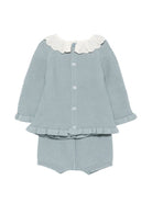 Completo per neonati Paz Rodriguez Kids azzurro con maglia a trecce 114170 114172 180 PaZ RODRIGUEZ KIDS 