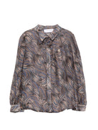 Blusa per bambina Roberto Cavalli Kids blu con colletto con fiocco CGA26014CA FAGIANELLA CERULEA ROBERTO CAVALLI KIDS 