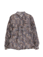 Blusa per bambina Roberto Cavalli Kids blu con colletto con fiocco CGA26014CA FAGIANELLA CERULEA ROBERTO CAVALLI KIDS 