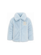 Giubbino per bambina Roberto Cavalli Kids azzurro con finitura in ecopelliccia CGA26048PL SKYRIDE ROBERTO CAVALLI KIDS 