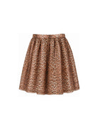 Gonna per bambina Roberto Cavalli Kids marrone con stampa animalier CGA26073GO GIAGUARO NATURALE ROBERTO CAVALLI KIDS 