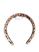 Cerchietto per bambina Roberto Cavalli Kids marrone con stampa leopardata CGA26126FR GIAGUARO NATURALE ROBERTO CAVALLI KIDS 