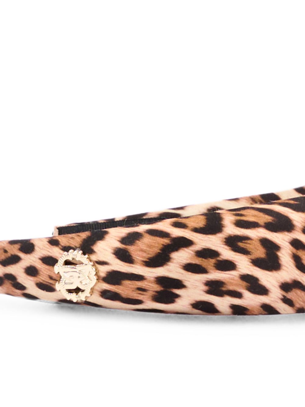 Cerchietto per bambina Roberto Cavalli Kids marrone con stampa leopardata CGA26126FR GIAGUARO NATURALE ROBERTO CAVALLI KIDS 