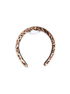 Cerchietto per bambina Roberto Cavalli Kids marrone con stampa leopardata CGA26126FR GIAGUARO NATURALE ROBERTO CAVALLI KIDS 