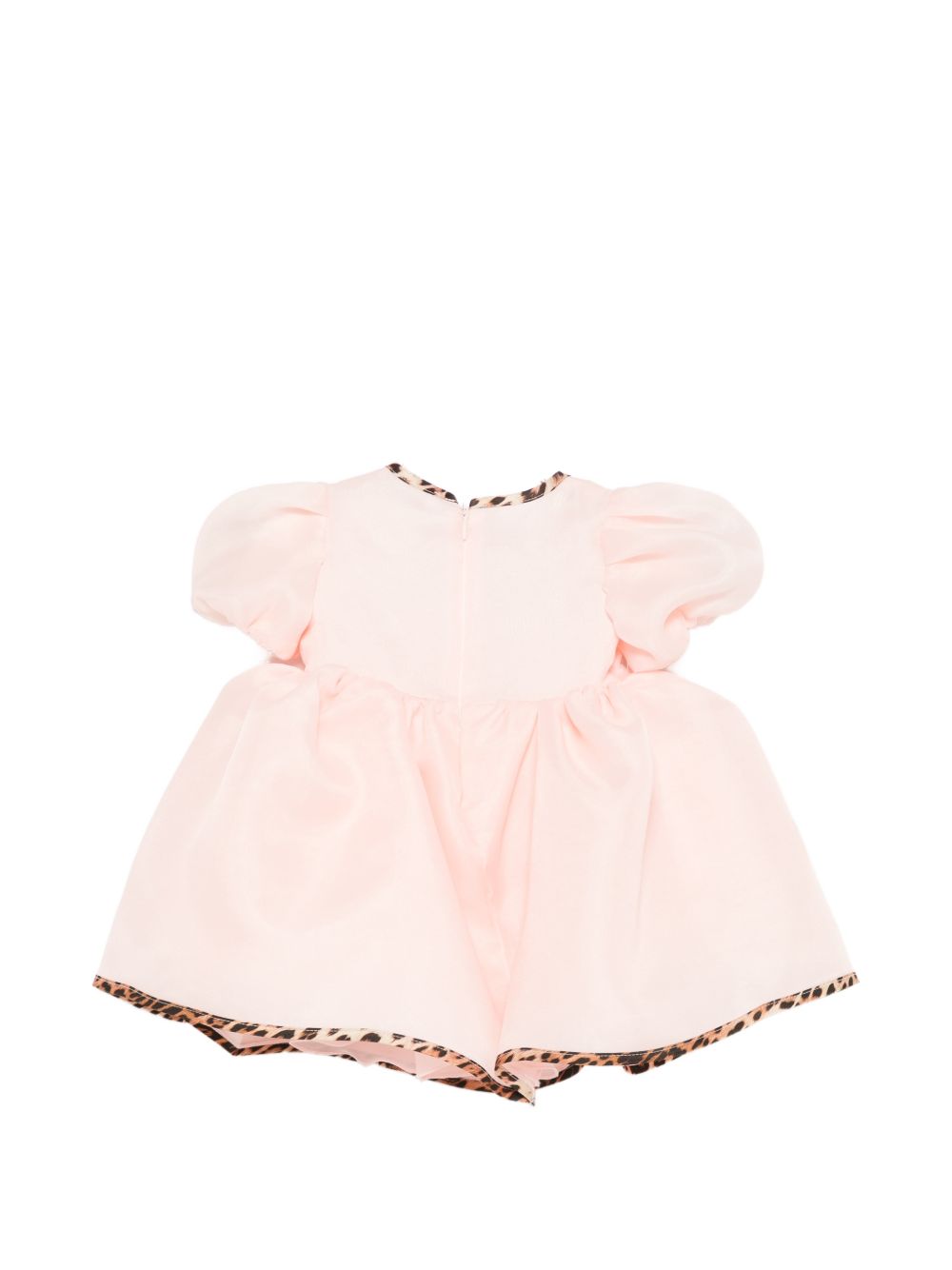 Abito per neonata Roberto Cavalli Kids rosa con dettagli animalier CIA26015VE PINK HEAVENLY ROBERTO CAVALLI KIDS 
