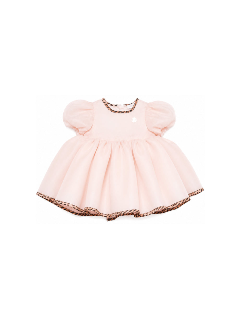 Abito per neonata Roberto Cavalli Kids rosa con dettagli animalier CIA26015VE PINK HEAVENLY ROBERTO CAVALLI KIDS 
