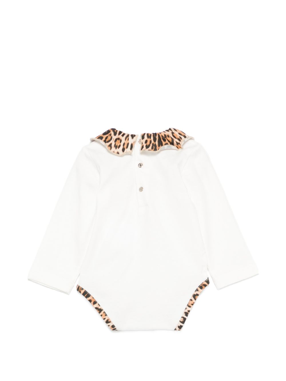 Tutina per neonata Roberto Cavalli Kids bianca con stampa animalier CLA26016TU AVORIO CANNOLI CREAM ROBERTO CAVALLI KIDS 
