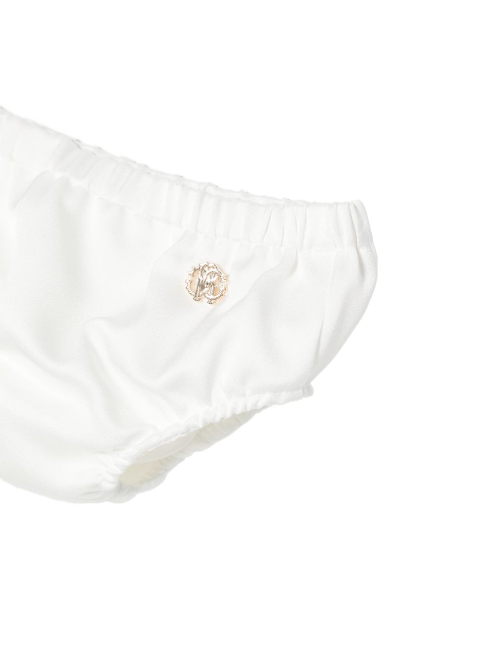 Abito per neonata Roberto Cavalli Kids bianco con colletto Peter Pan CLA26038VE AVORIO CANNOLI CREAM ROBERTO CAVALLI KIDS 