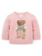 Maglione per neonata Polo Ralph lauren Kids rosa con motivo Polo Bear 310B17822 001 Ralph Lauren kids 