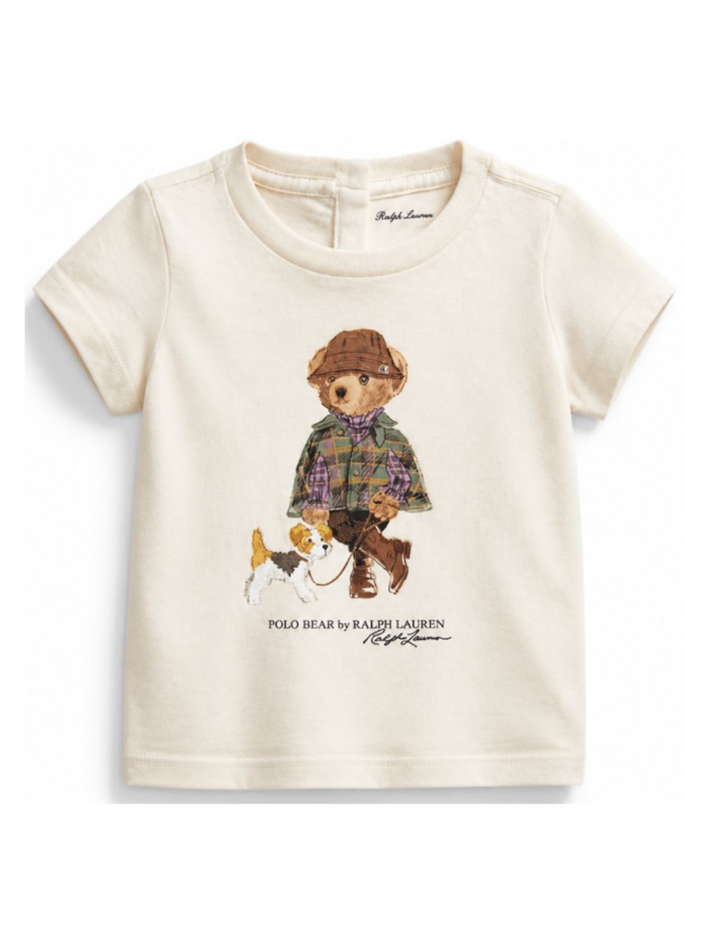 T-shirt per neonato Polo Ralph Lauren Kids bianca con stampa grafica Polo Bear 310B26296 001 Ralph Lauren kids 