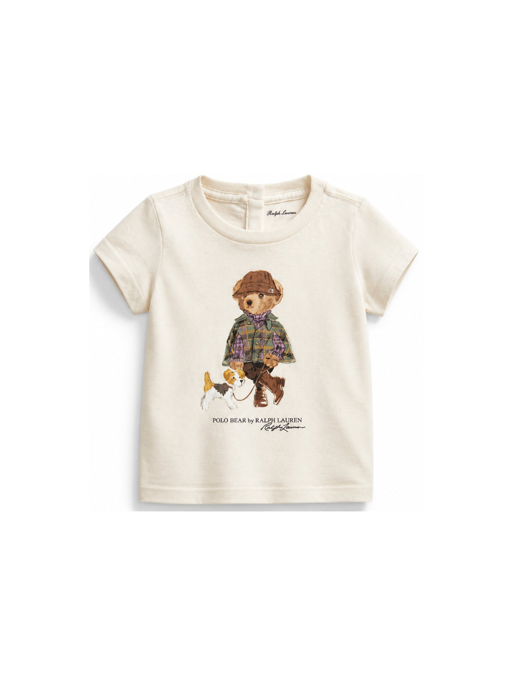 T-shirt per neonato Polo Ralph Lauren Kids bianca con stampa grafica Polo Bear 310B26296 001 Ralph Lauren kids 