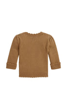 Maglione per neonata Polo Ralph Lauren Kids marrone con motivo Polo Bear ricamato 310B26527 001 Ralph Lauren kids 