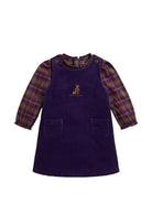 Set abitino per neonata Polo Raphl Lauren viola con stampa 310B26841 001 Ralph Lauren kids 
