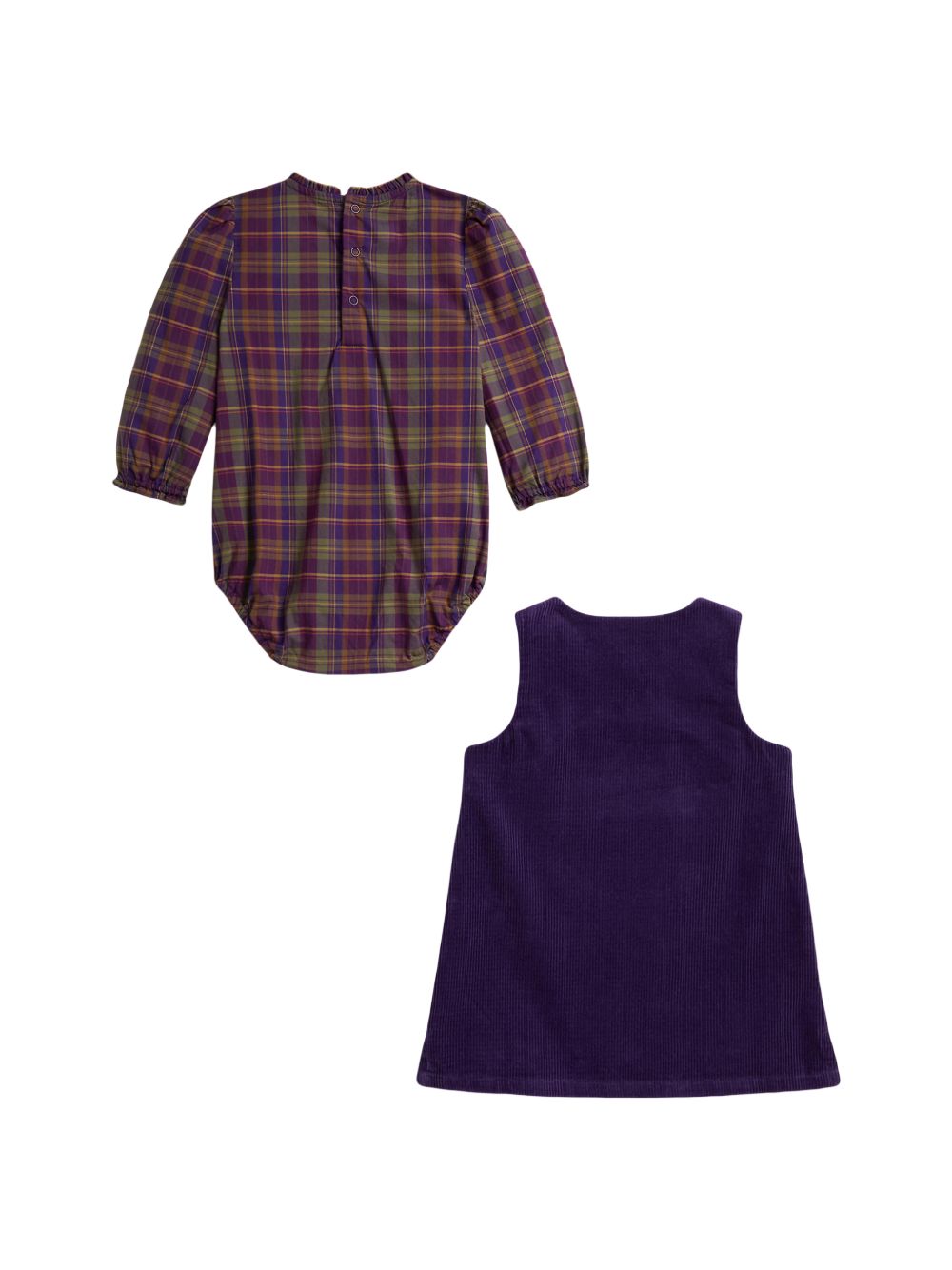 Set abitino per neonata Polo Raphl Lauren viola con stampa 310B26841 001 Ralph Lauren kids 