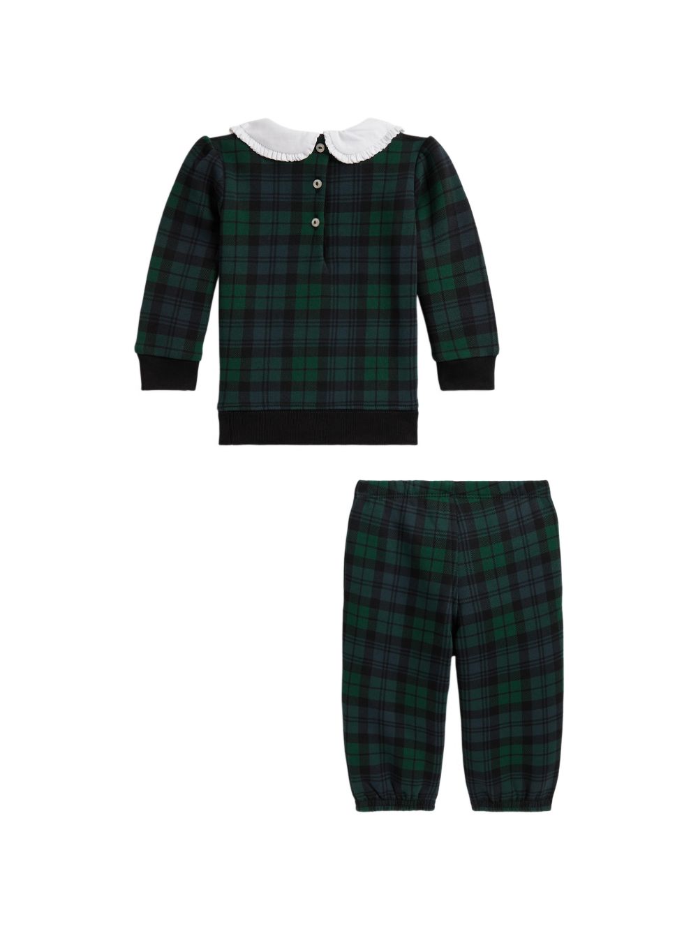 Completo per neonata Polo Ralph Lauren Kids blu con motivo a quadri 310B28628 001 Ralph Lauren kids 