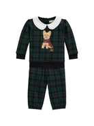Completo per neonata Polo Ralph Lauren Kids blu con motivo a quadri 310B28628 001 Ralph Lauren kids 