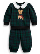 Completo per neonata Polo Ralph Lauren Kids blu con motivo a quadri 310B28628 001 Ralph Lauren kids 