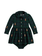 Abito per neonata Polo Ralph Lauren Kids verde con motivo a quadri 310B28634 001 Ralph Lauren kids 
