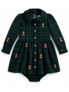 Abito per neonata Polo Ralph Lauren Kids verde con motivo a quadri 310B28634 001 Ralph Lauren kids 