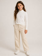 Maglione per bambina Polo Ralph Lauren Kids bianco con collo alto 312850670 001 Ralph Lauren kids 