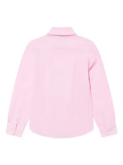 Camicia per bambina Polo Ralph Lauren Kids rosa con motivo ricamato Polo Pony 312929954 002 Ralph Lauren kids 