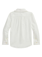 Camicia per bambina Ralph Lauren Kids bianca a maniche lunghe 312929954 004 Ralph Lauren kids 