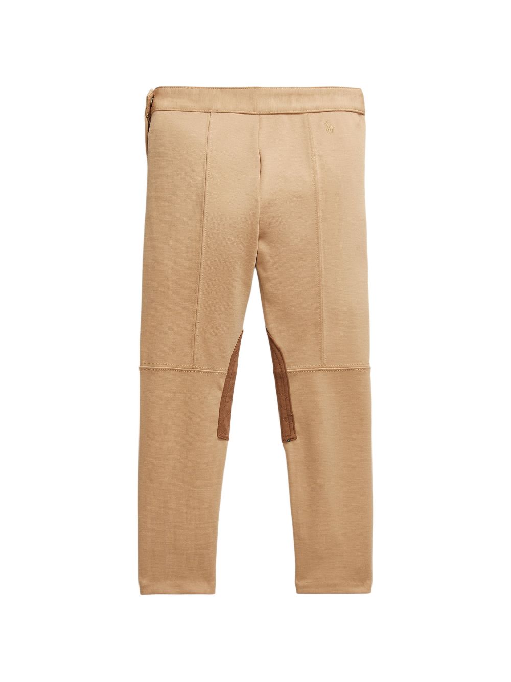 Leggings per bambina Polo Ralph Lauren Kids beige con toppe sulle gambe 312934360 001 Ralph Lauren kids 