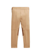 Leggings per bambina Polo Ralph Lauren Kids beige con toppe sulle gambe 312934360 001 Ralph Lauren kids 