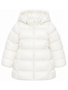 Giubbino per bambina Ralph Lauren Kids bianco imbottito con cappuccio 312970094 002 Ralph Lauren kids 