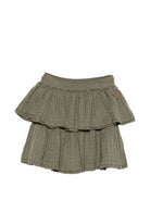 Gonna per bambina Polo Ralph Lauren Kids verde con design a maglia 312B25871 001 Ralph Lauren kids 