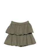 Gonna per bambina Polo Ralph Lauren Kids verde con design a maglia 312B25871 001 Ralph Lauren kids 