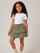 Gonna per bambina Polo Ralph Lauren Kids verde con design a maglia 312B25871 001 Ralph Lauren kids 