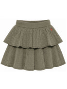 Gonna per bambina Polo Ralph Lauren Kids verde con design a maglia 312B25871 001 Ralph Lauren kids 