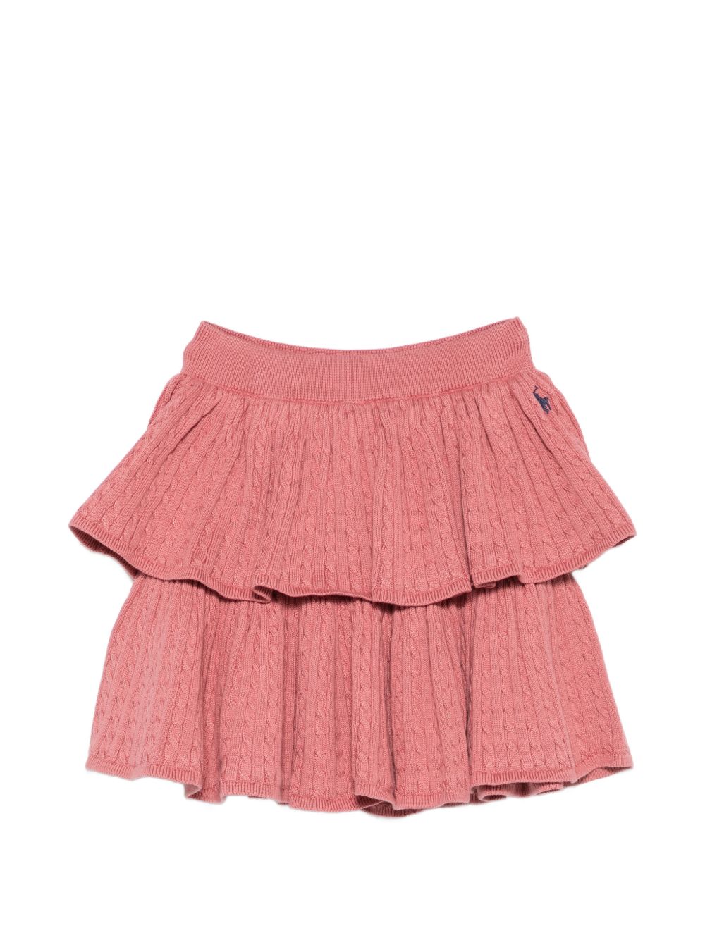 Gonna per bambina Polo Ralph Lauren Kids rosa con design a maglia 312B25871 002 Ralph Lauren kids 