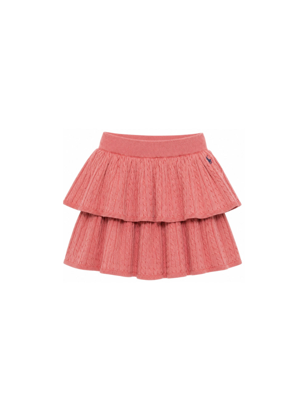 Gonna per bambina Polo Ralph Lauren Kids rosa con design a maglia 312B25871 002 Ralph Lauren kids 