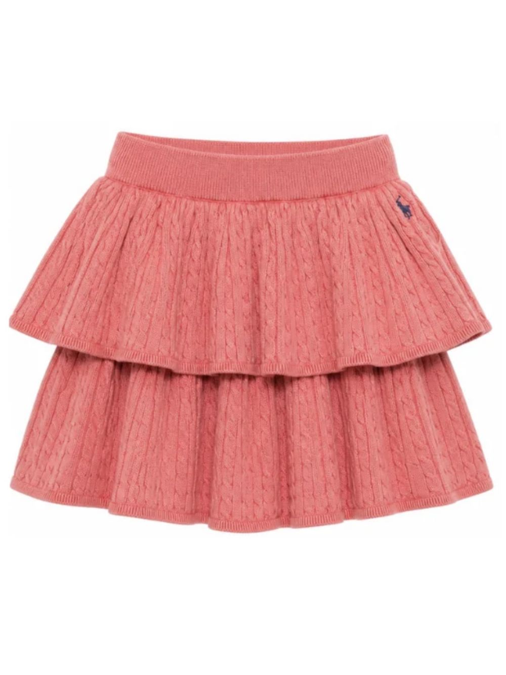 Gonna per bambina Polo Ralph Lauren Kids rosa con design a maglia 312B25871 002 Ralph Lauren kids 